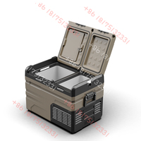 Alpicool TA35 OEM Dual Zone Mobile Freezer Portable Camper Car Cooler Box Battery Solar Car Fridge Camping Outdoor Refrigerator