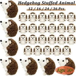 12-36Pcs Hedgehog Stuffed Animal Bulk Mini Hedgehog Toy Valentine's Day Small Stuffed Animals Party Favor Classroom School Gifts
