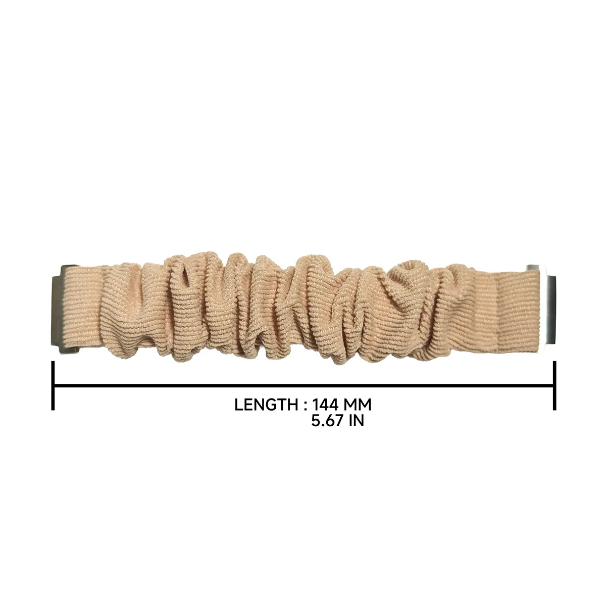 20/22 mm Scrunchie-Armband für Samsung Galaxy 7/6/5/4/5pro 40/44 mm Nylon-Damenarmband für Huawei GT6/6 Pro 5/5Pro 46 mm Armband – Detail 2