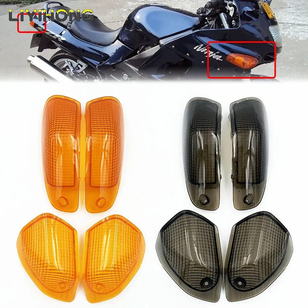 Front Rear Turn Signal Light Lens For KAWASAKI ZZR400 ZZR600 1993-2008 ZZR 400 600 Motorcycle Accessories Lamp Cover EX400 EX600