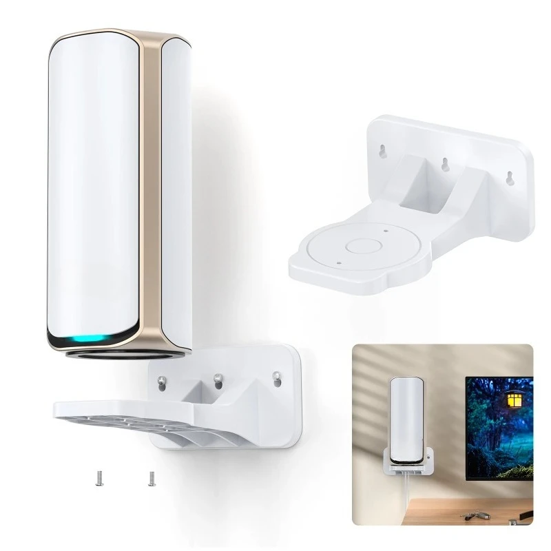 EDUP HY-WT1217-W 1PCS NETGEAR WiFi 7 Wall Mount Bracket Custom Fit for Orbi Nighthawk Boost Signal Save Space Installation Kit