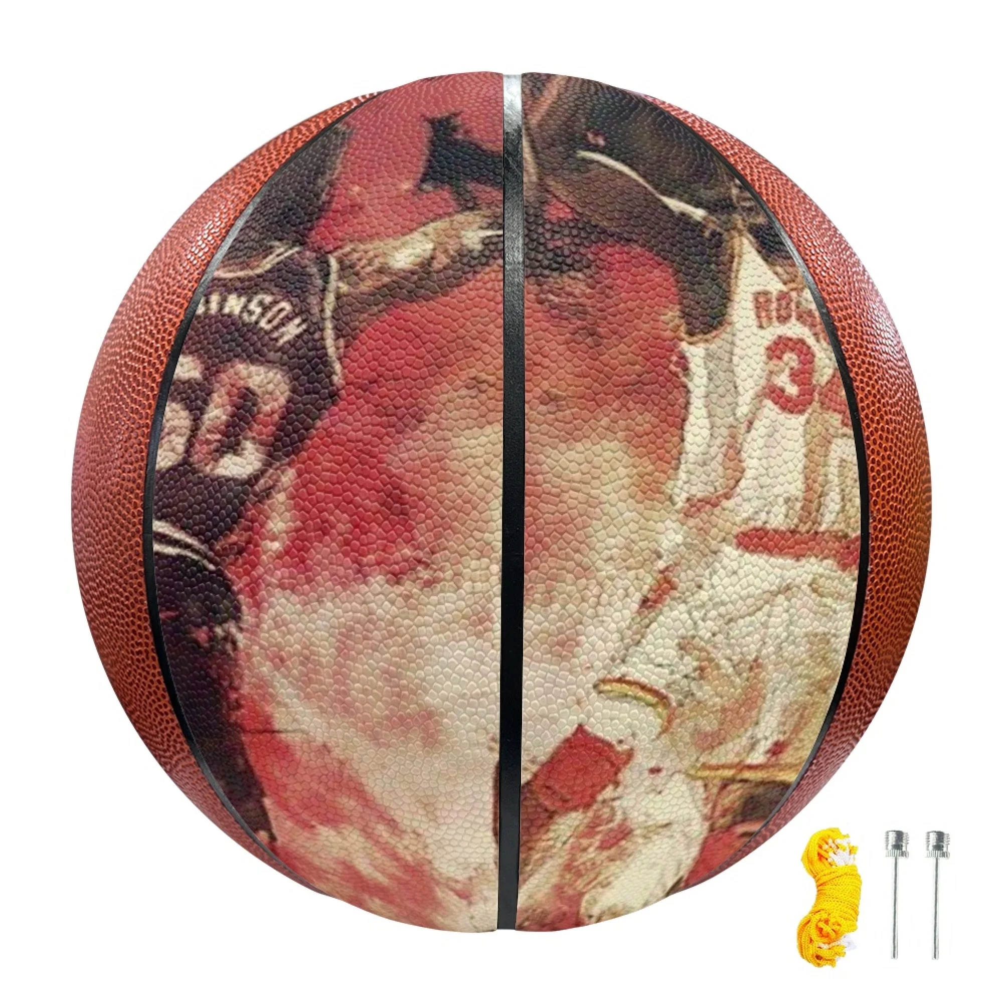 

Personalized Picture Customized Basketball for Sports Training Indoor and Outdoor Youth 7PU Leather Gift for Fans 4-Piece Si