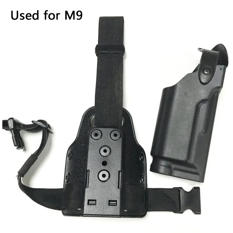 

High quality military tactical hunting air gun leg holster for army training thigh holster suitable for M9 92 96 holster