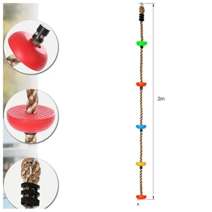 Ormanda spor salonuna tırmanma ipi, çapraz platform ve diskin bilançosunun koltuğu, set, denge, çocuklar için fitness, doğum günü hediyesi oyuncak, bahçe, açık havada çocuk oyun alanı 8 Çekirdekli satışlar, bilançonun yeri-no. 6