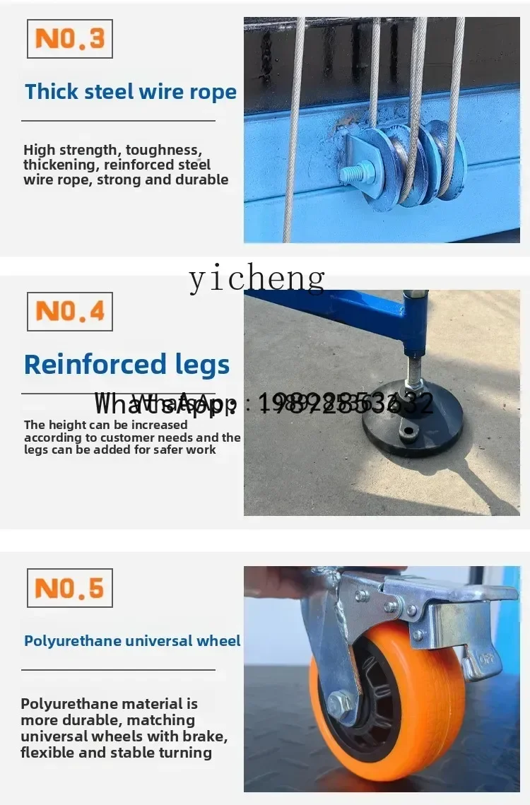 Imballo elettrico AB sollevamento mobile multifunzione telecomando decorazione per interni ed esterni piattaforma di sollevamento