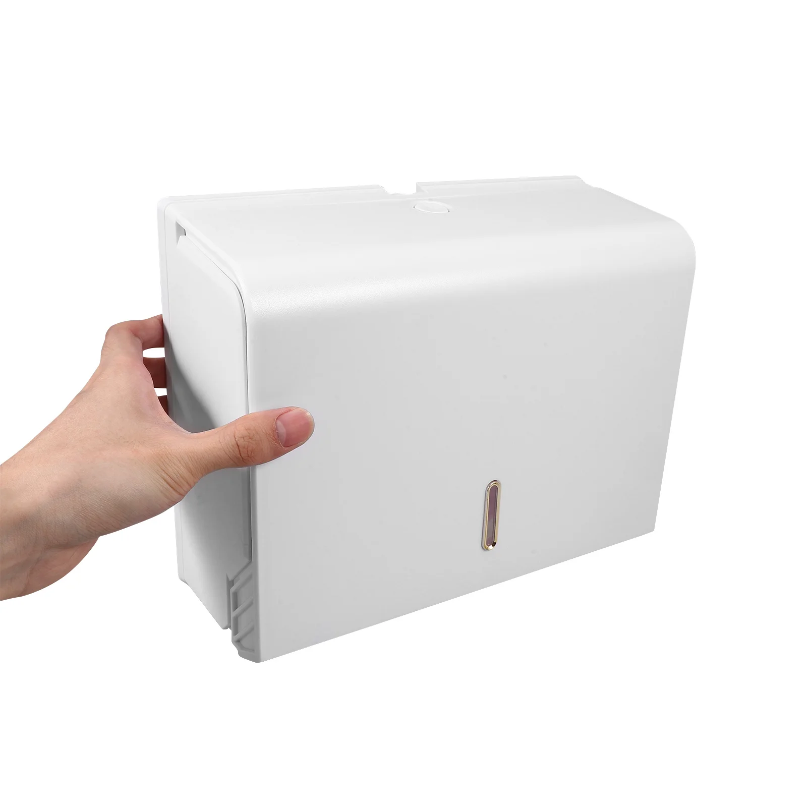 Stainless Steel Hand Paper Towel Holder Wall Mounted Bathroom Tissue Dispenser For Home Toilet Restroom Use Modern