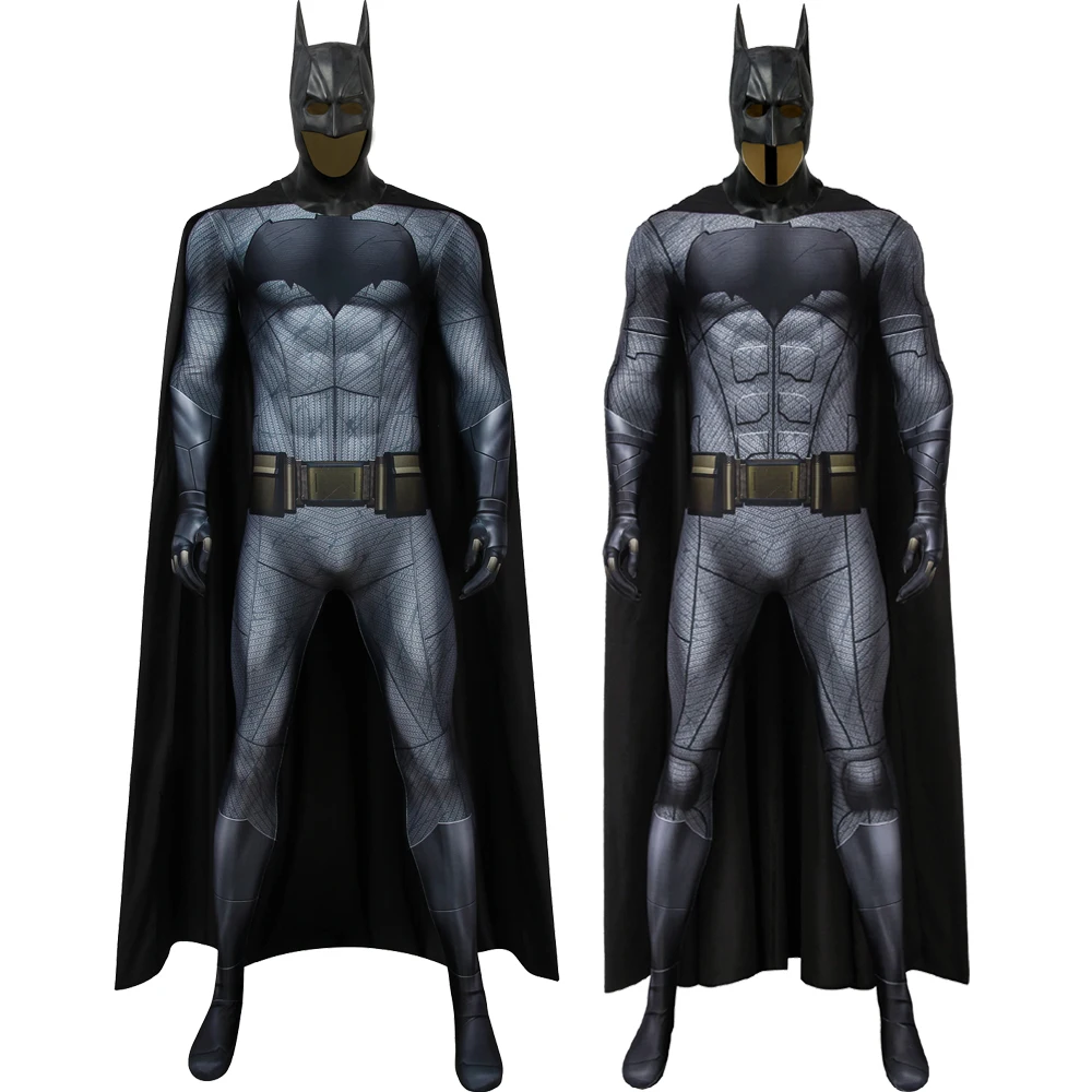 

Bat Knight Cosplay Bruce Thomas Wayne Zentai Halloween Carnival Superhero Protector 3D Printing Jumpsuit