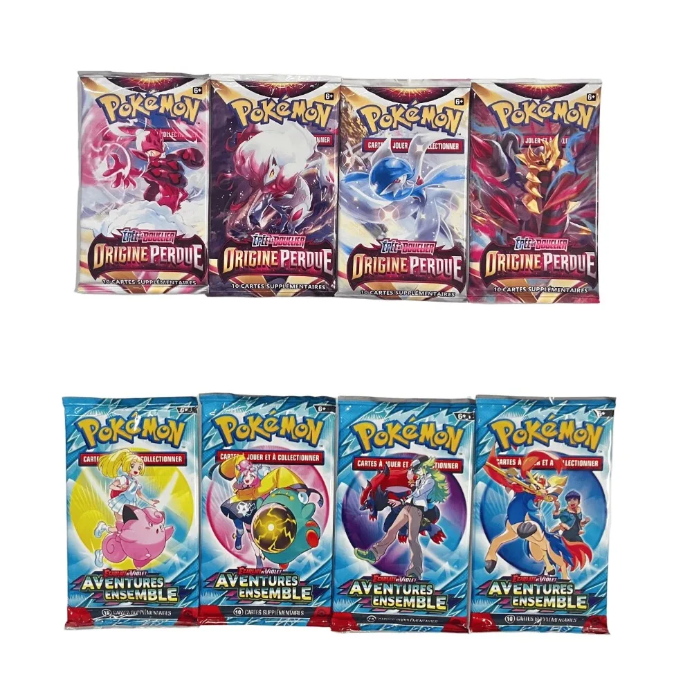 

360Pcs Pokémon Scarlet & Violet 151 Prismatic Aventures Ensemble French Version Booster Packs Kids Tradinggame Battle Cards Gift