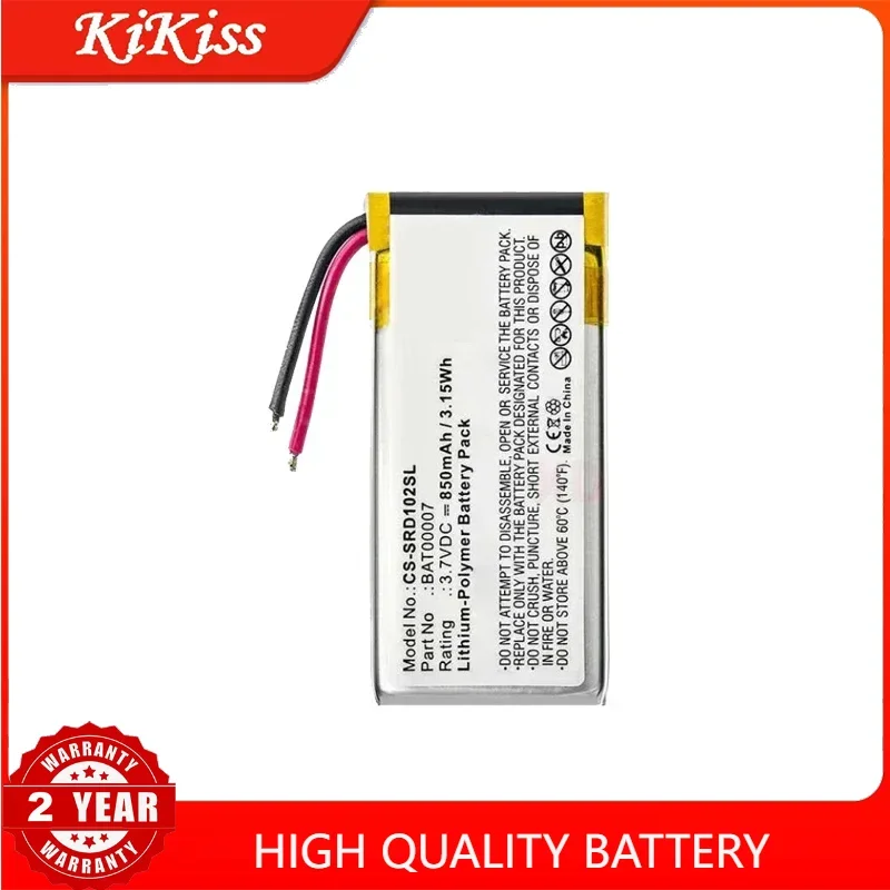 850mAh Replacement Battery BAT00007 For Cardo Scala Rider PackTalk