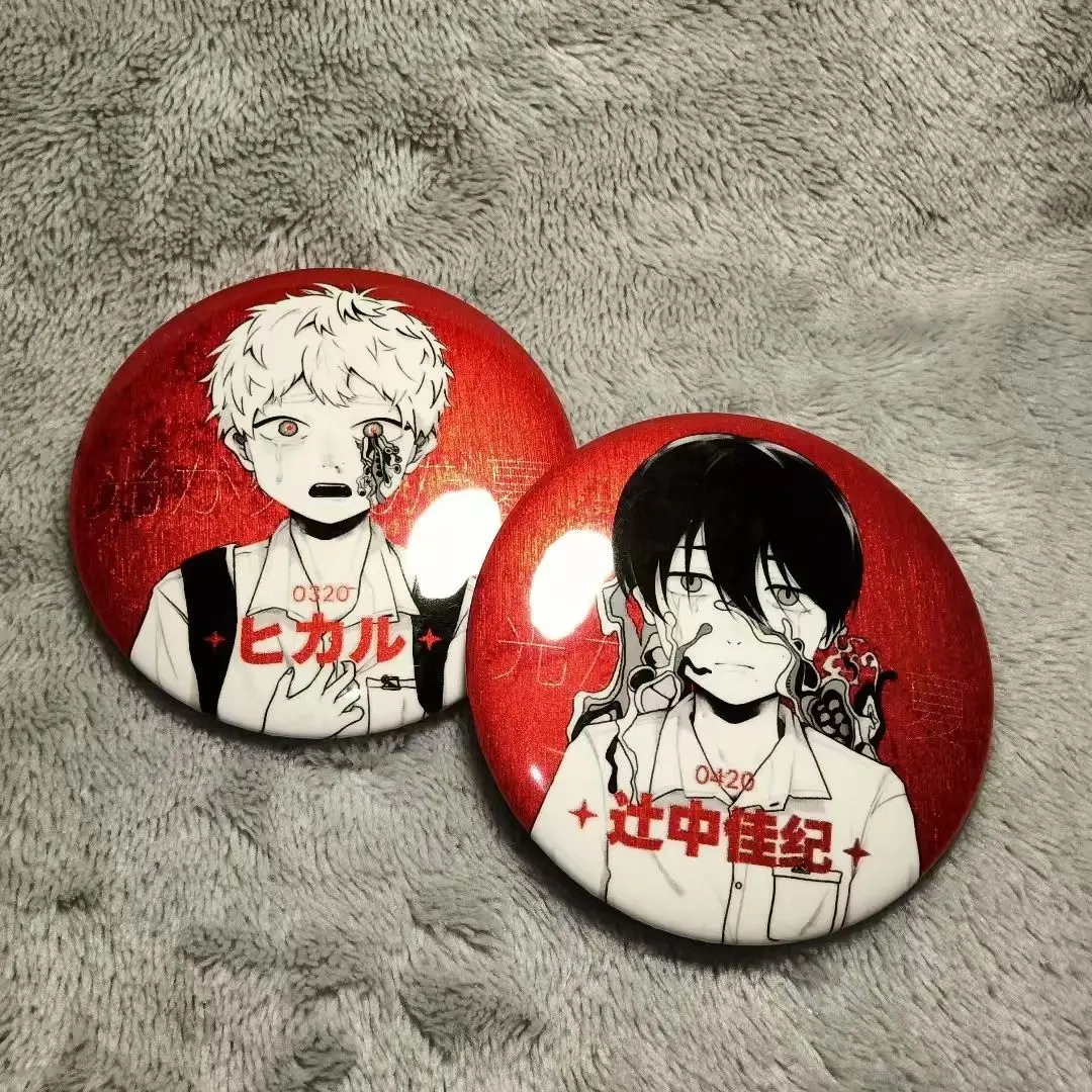 

Anime The Summer Hikaru Died‌ Hikaru Indou Cosplay Badge Pin Tinplate Brooch﻿ Ornaments gift