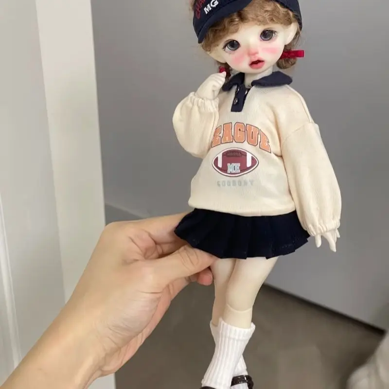1/6 인형 옷 세트 (30cm BJD 인형용) 캐주얼 다용도 스포츠웨어 여자아이 장난감 드레스업 놀이 집 인형 액세서리, 인형 미포함