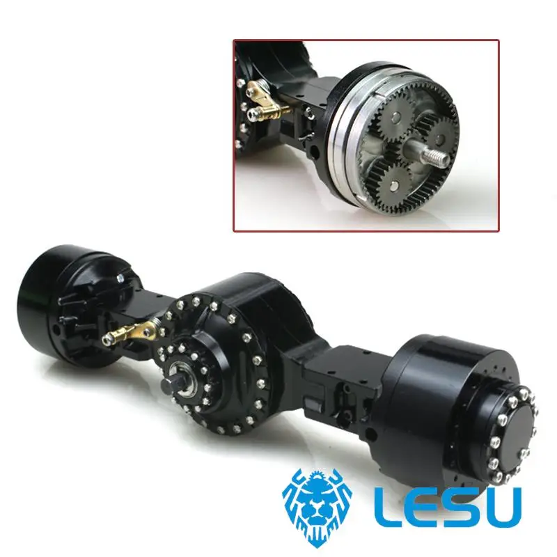 LESU Speed Slow Down Metal CNC Axle Diff Lock For 1/15 Loader RC Model  Outdoor Toys TH02034