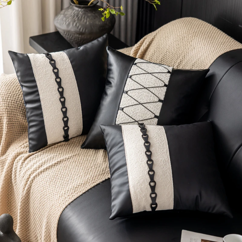 Sarung Bantal Hitam 45x45CM, S - Pillow Cover 20X20 ulasan dan harga