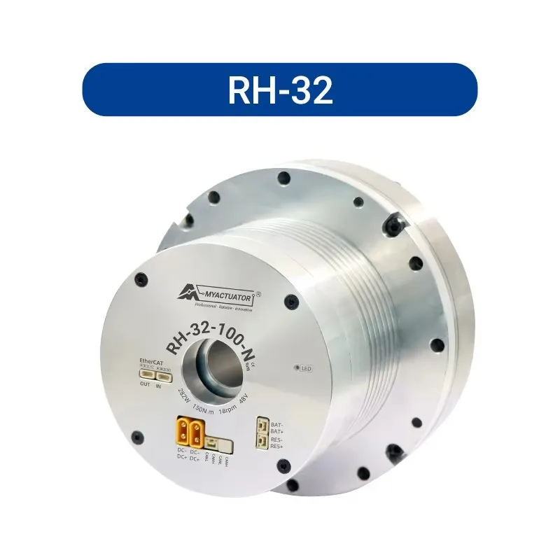

The RH-32 Motor Uses A Cross-Roll Bearing Structure And Is Equipped With An EtherCAT Gigabit Bus For Robotic Applications.