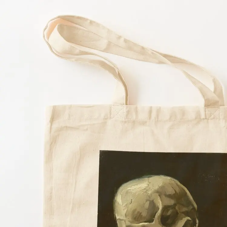 جمجمة هيكل عظمي مع حرق السجائر (1885 أ؟ ?86) بواسطة فان جوخ حمل حقيبة سيدة حقيبة حقائب امرأة 2025 #3