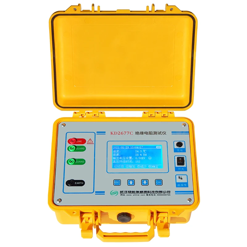 KD2677C Digital Megohm Meter 220V Voltage Insulation Resistance Tester