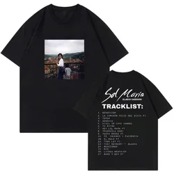 Eladio Carrion Sol Maria Album Print T-shirt Men Women Cotton Hip Hop Oversized Tshirt Short Sleeve T Shirt Streetwear Tops Tee