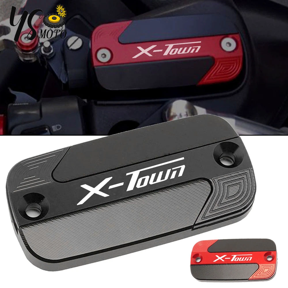 For KYMCO XTOWN300i XTOWN125i X-TOWN 125i 300i 125 300 Motorcycle CNC Accessories Front Brake Cylinder Fluid Reservoir Cover Cap