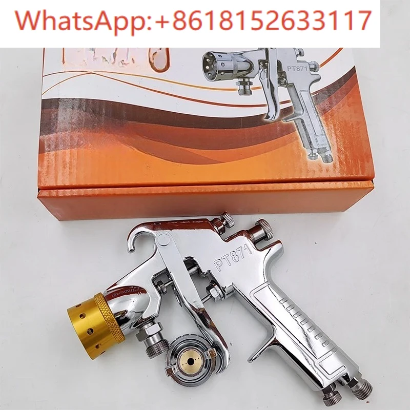 أسطوانة ضغط هوائية سوداء HTR300-180 متطابقة مع مسدس رش ملون للطلاء المقلد PT-871 2.5/3.0/3.5