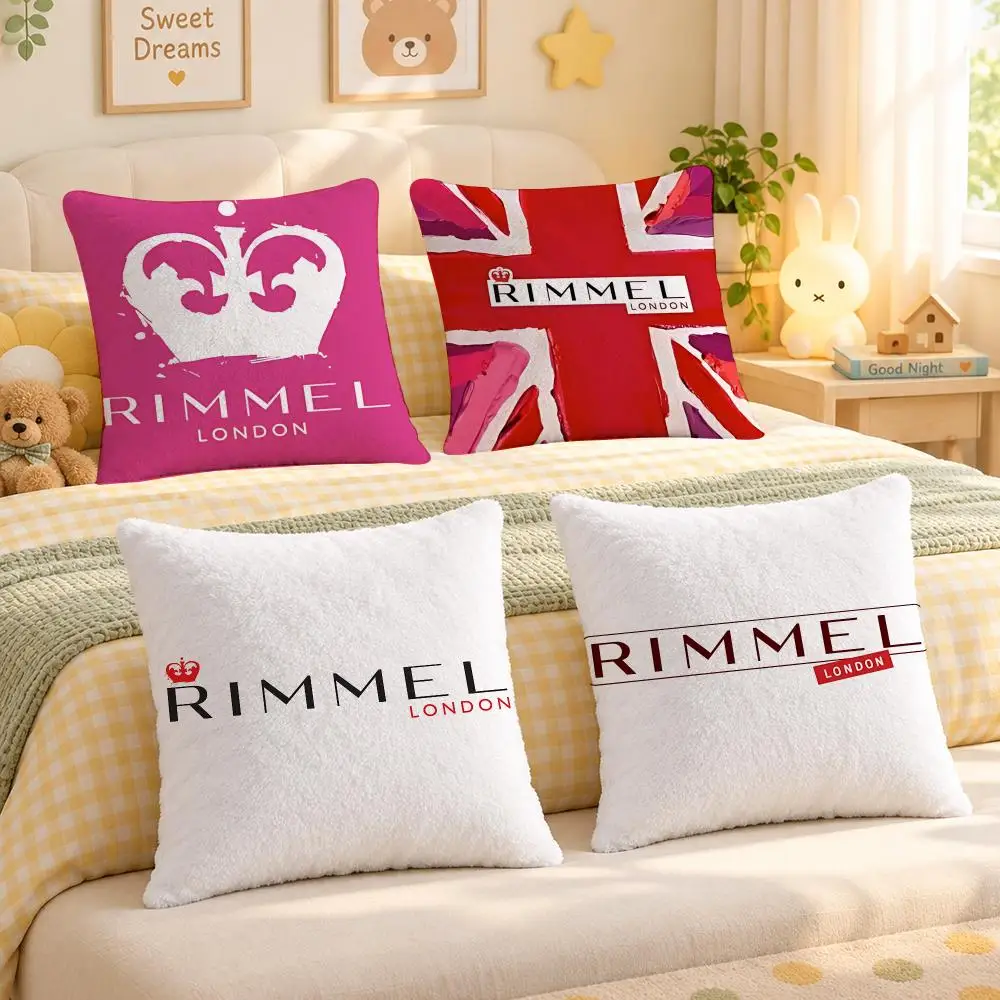 Brand Rimmel London Beauty Makeup Cushion Cover Personalized Decorative Living Room Home Sofa Bedroom Office Car Decor