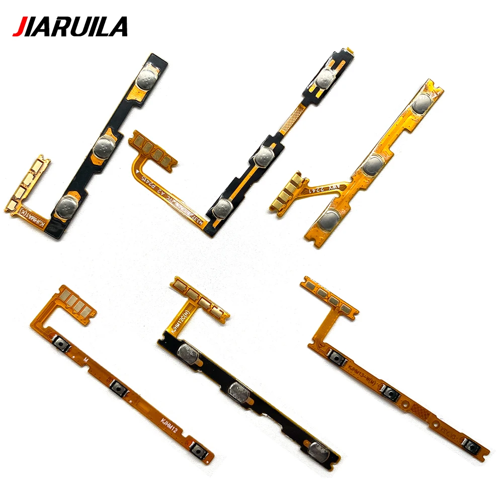 50Pcs，NEW Power on/off Volume Key Button Flex Cable Ribbon For Xiaomi Redmi 14C 13 13C 12 12C 10X 4G 5G 10A 10C 10 2022 10 Prime