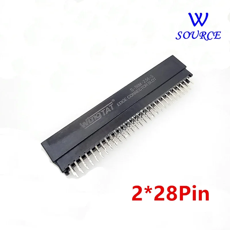 S-50M-2.54-5 S-60M-2.54-5 S-64M-2.54 S-56M-2.54-5 2.54mm Pitch Edge Card Connector Slot Bus Socket Gold Finger Socket PCB Board