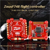 HGLRC Zeus F748 STACK 3-6S MPU6000 F722 Flight Controller 48A BLHELIS 4in1 ESC for FPV Racing Freestyle Drones DIY Parts