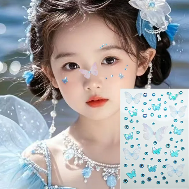 

3D Bow Heart Decor Sticker for DIY Kpop Photocard Scrapbook Journal Phone Shell Pink Rhinestone Diamond Gem Stickers