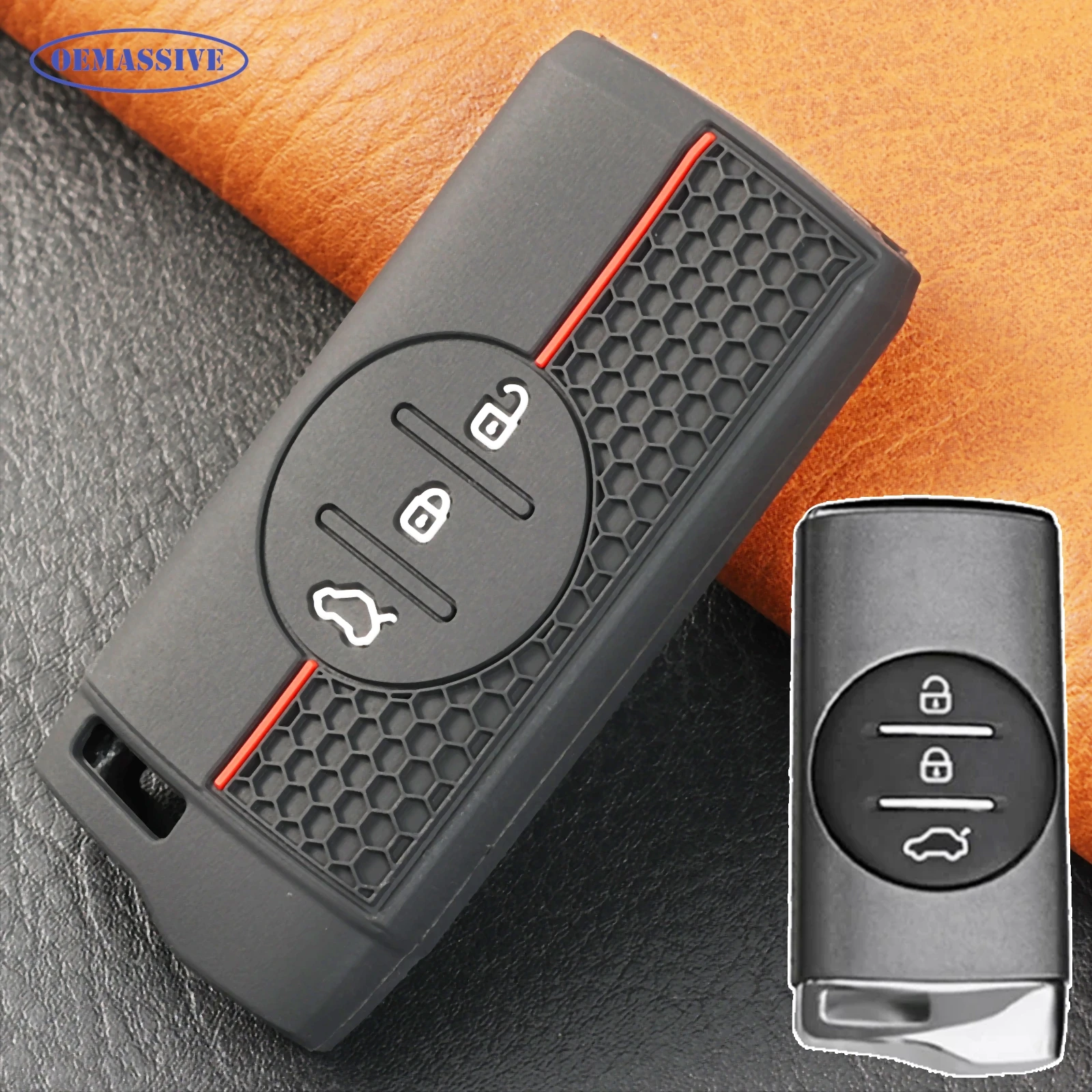 For Chery Tiggo 8 Pro 5x 7 8 Pro Exeed 2024 2023 2022 2021 2020 2019 Silicone Key Remote Fob Case Cover Shell Protector 3 Button