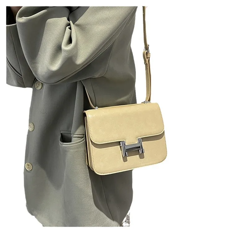 

Bag Women's Crossbody Bag Fashion Versatile Trend Korean New Shoulder Bag Solid Color Small Square Bag