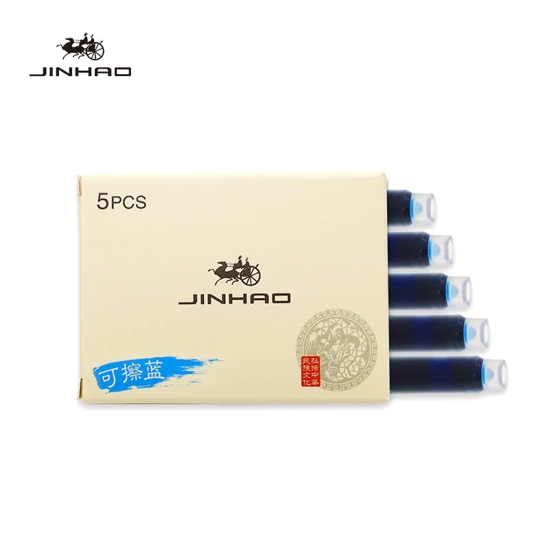 Jinhao 5/10/15 Stück Farbige Tintenpatronen Nachfüllbare Füllfederhalter-Tinte für Büro, Schule und Studenten Schreibwaren Tintenzubehör – Detail 1