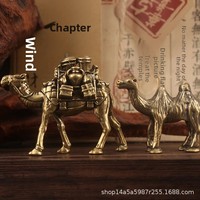 Desert Camel Travel Souvenir Craftwork Home Office Desktop Memorial Metal Material Chinese Origin Miniature Model Decoration