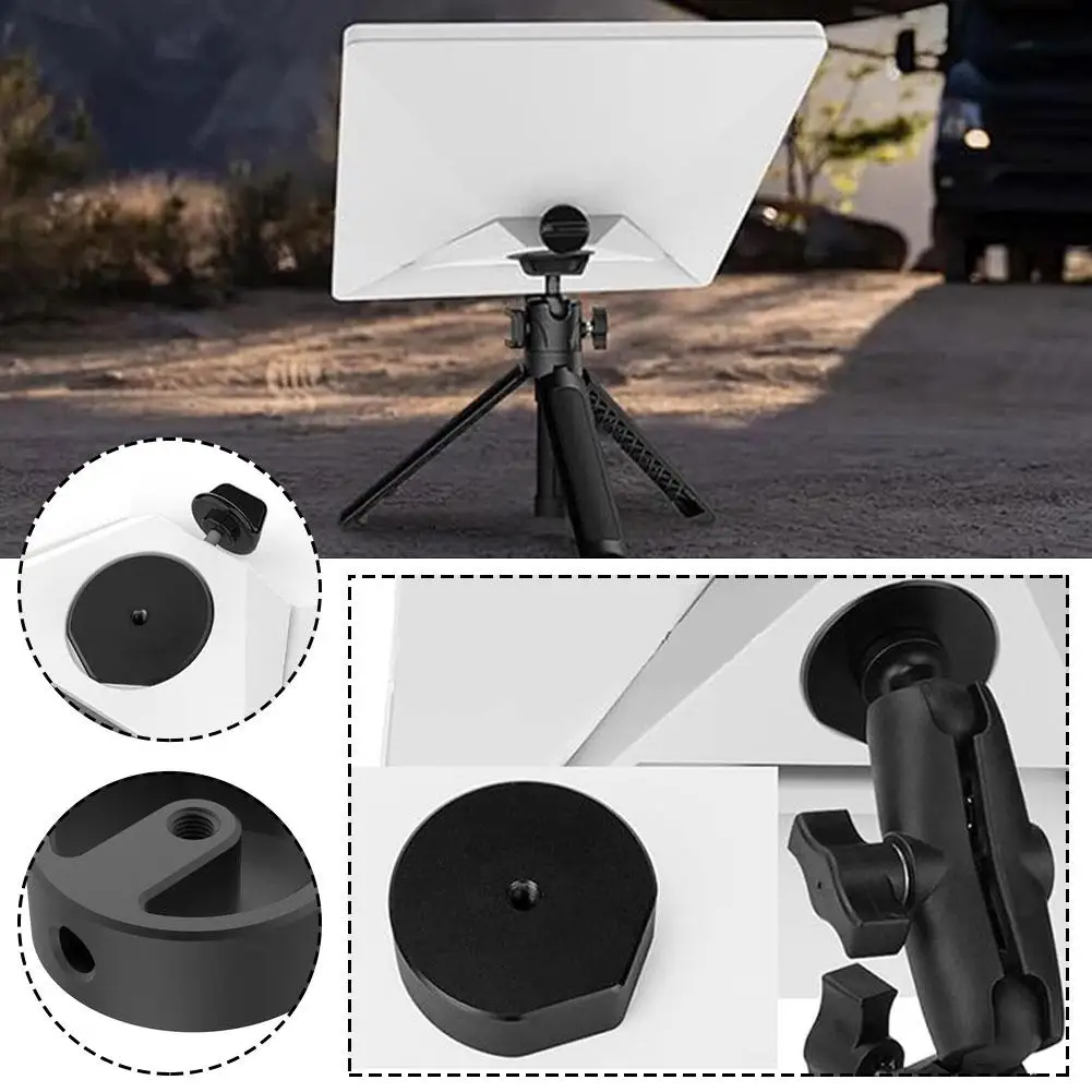 Aluminum Alloy Tripod Mount Adapter for Starlink Threaded - Enables Tripod, Fixing Clamp or Other Bracket Fixing V6I6