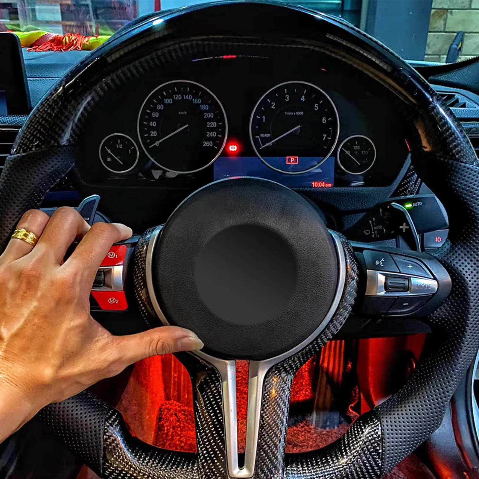 4th Gen LED Performance Steering Wheel Race Digital Display Shift Indicator Lights OBD2 Module Kits