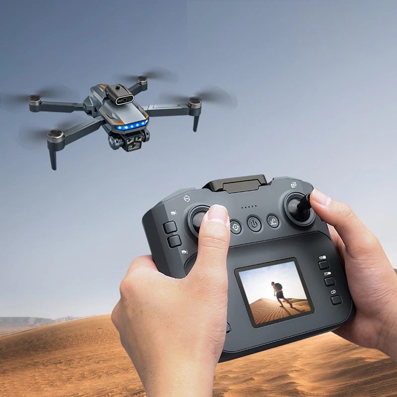 P18 ドローン 8K カメラ付き 4.5 インチ画面リモコン ブラシレスモーター障害物回避 折りたたみ式クアッドコプター 初心者向け