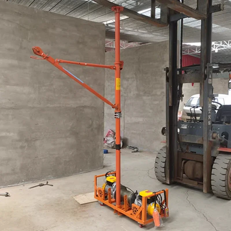 محرك مزدوج عمود مزدوج رفع نافذة المنزل زجاج الباب تركيب رافع مدمج 15 طن رافعة كهربائية (مخصصة)