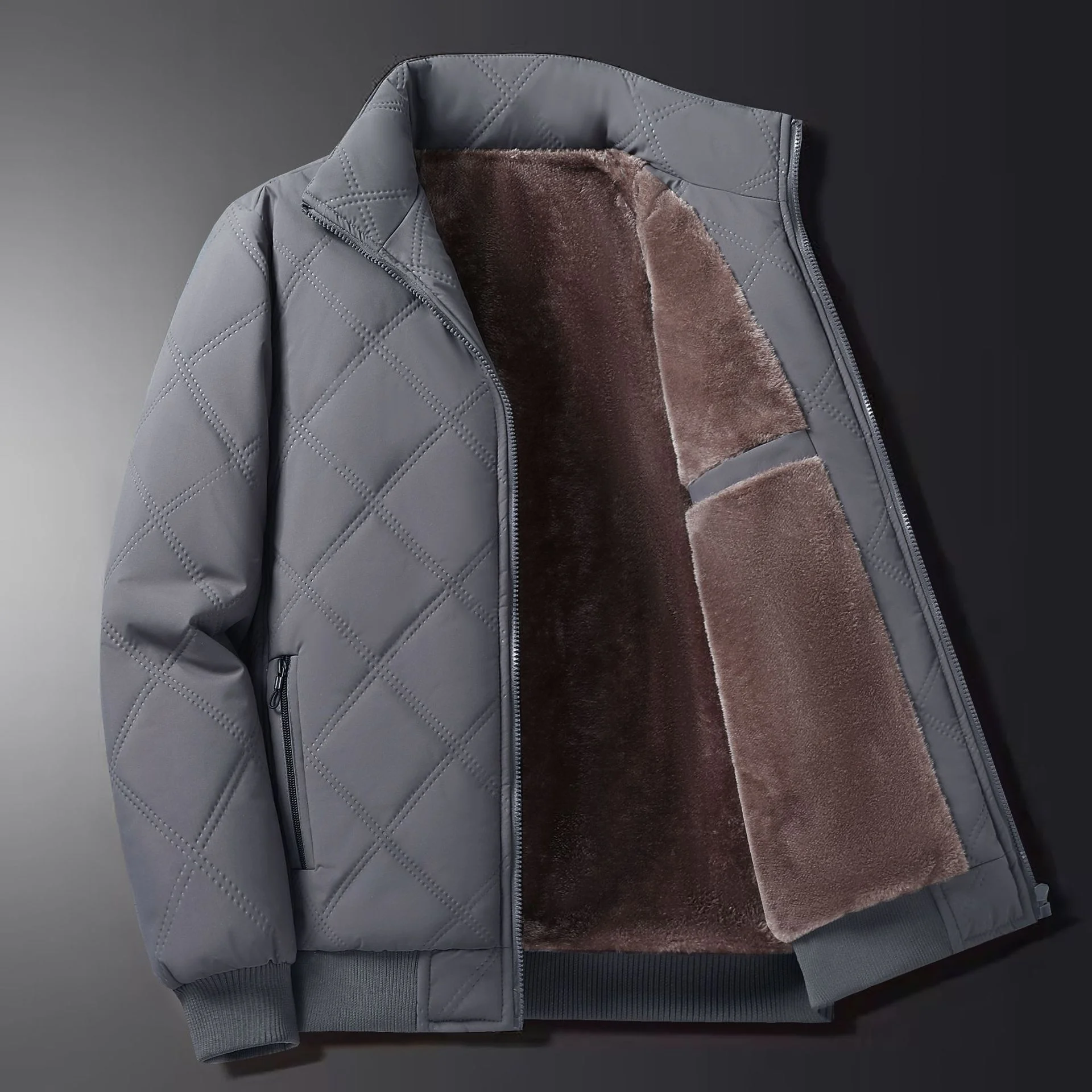 Men's Fashion Windbreaker Parka Coat Streetwear Windproof Casual Warm Jacket for Autumn Winter Outdoor Hombre Male Men Clothing