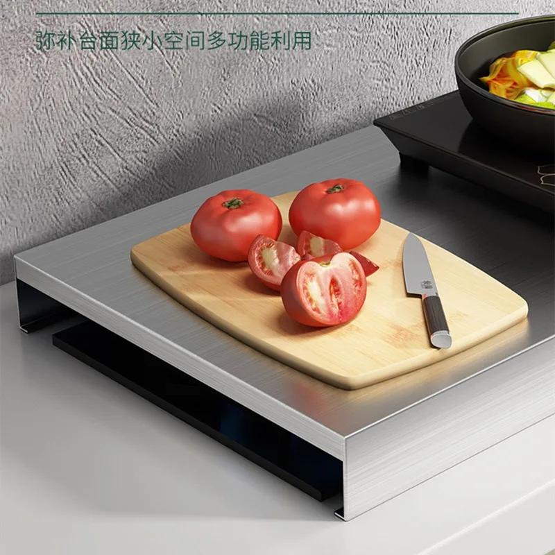 Kitchen Gas Stove Stainless Steel Cover Plate Cover Induction Cooker Support Rack Gas Stove Stove Rack Base