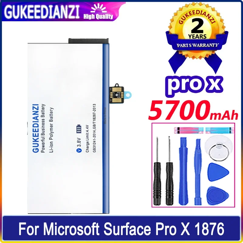 

GUKEEDIANZI Battery pro x (G3HTA056H) 5700mAh For Microsoft Surface Pro X 1876 Batteria