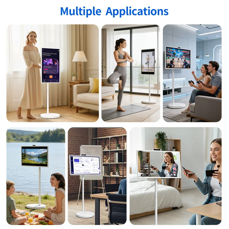 Tablet Touch Screen Monitor Rollable Led Display Screen Wireless Portable Tv Android15 Smart Tvs Television