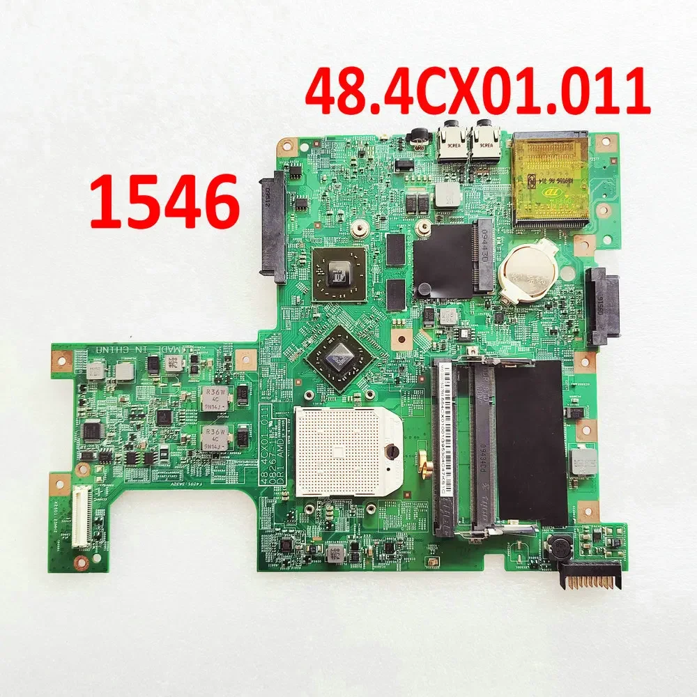 

Материнская плата для ноутбука DELL 1546 08267-1 48.4CX01.011, материнская плата DDR2, протестирована, хорошая CN-0G5PHY 0G5PHY G5PHY, оригинал