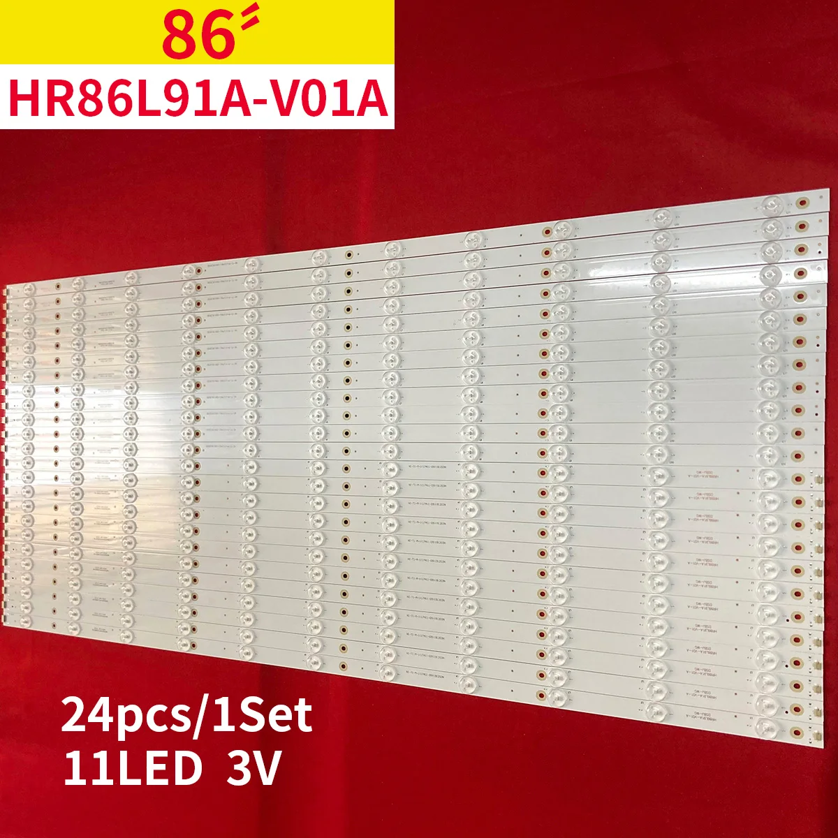 New 86 inch teaching machine backlight strip HR86L91A-V01A-A/B 12 strips with 11 light beads