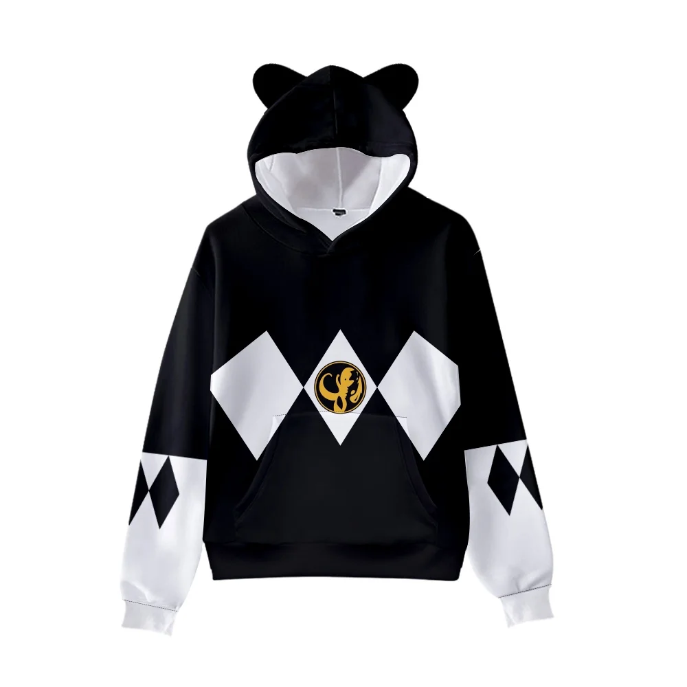 3 To 14 Years Kids Hoodies Game Mighty Morphin 3D Print Sweatshirt Boys Girls Harajuku Cosplay Jacket Coat Children Clothes