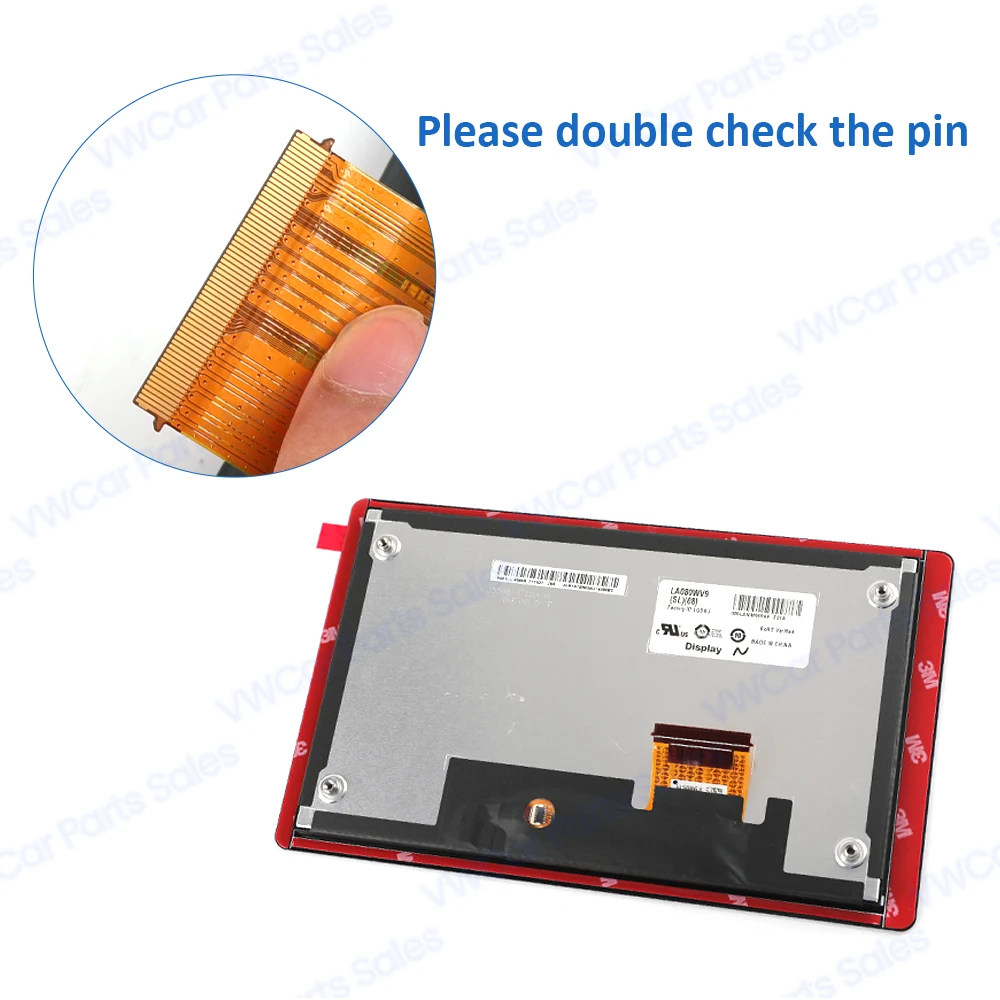 

LCD DISPLAY TOUCH SCREEN For Kia Niro Navigation 2020 2021 2022 LA080WV9-SL02 LA080WV9-SL06 LA080WV9-SL08 96160G5770 LNM1880NMQL