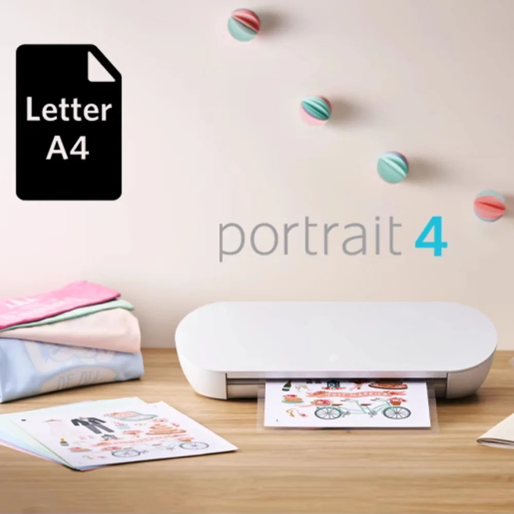 Оригинальный импортный гравировальный станок для портрета 4, автоматический осмотр кромок A 4, станок для резки клейкого картона