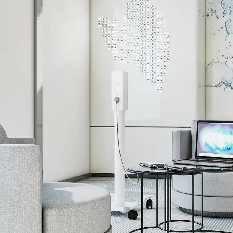 Mobile AC and USB charging towers, extension stations