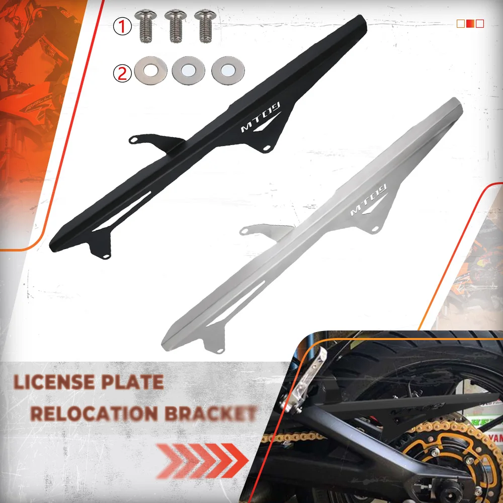 

Motorcycles Accessories For Yamaha MT 09/MT09 2017 2020 Chain Belt Guard Cover MT-09 Tracer 2015 2017 CNC Chain/Belt Guard Cover