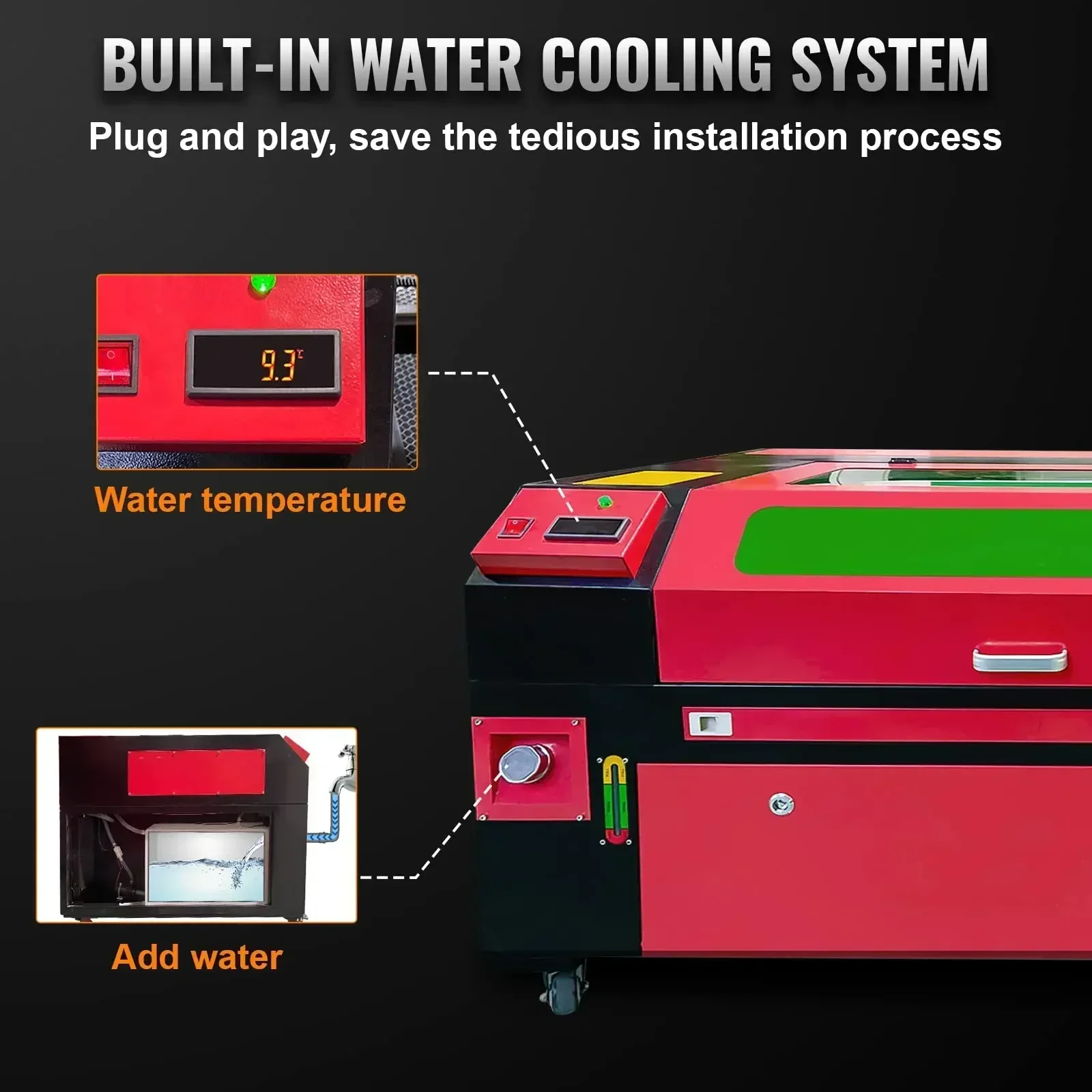 Sihao 7050 80W Laser Engraving Machine Workbed Fabric Wood Digital Engraving Carving Print Machine CO2 Laser Engraving Machine