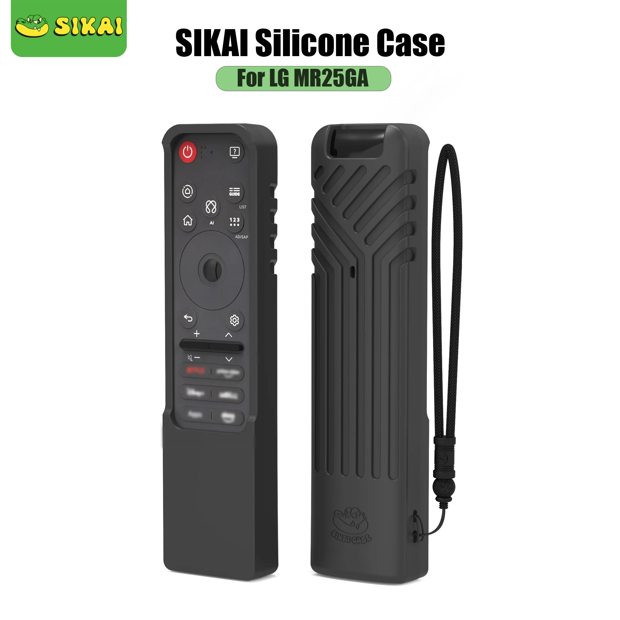 SIKAI Silicone Case for LG MR25GA Magic Remote Compatible with 2025 LG OLED Smart TV AI-C5/B5/G5/M5 Series Remote MR25GA Case