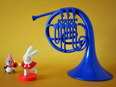 New How I Met Your Mother Blue French Horn Resin Home Desk Gift I would have stolen you the whole orchestra